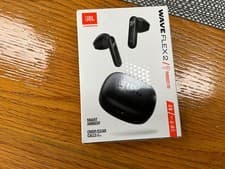 Image of JBL WAVE FLEX HEADPHONES TRUE WIRELESS BLUETOOTH 5.2 IN-EAR EARBUDS IP54 BLACK