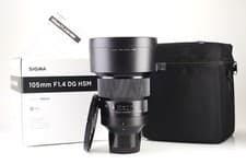 Image of Sigma 105mm F1.4 DG HSM ART Prime Lens Sony E Refurbished +12Month Guarantee.