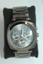 Image of LINKS OF LONDON Men's Black STS 43mm Brompton Chronograph Watch L NEW RRP565