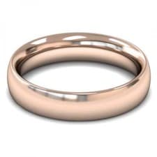 Image of 9ct Rose Gold 5mm Super Deluxe Rounded Court Wedding Ring