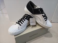 Image of Superga White Avorio Trainers, 2630 Colour Block, Womens, Size 8, Brand New