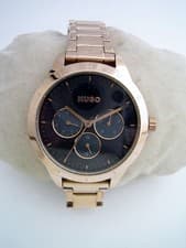 Image of HUGO BOSS WATCH FRIEND WOMENS 1540092 ROSE GOLD STAINLESS STEEL BRACELET GENUINE