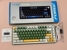 Image of RGB Mechanical Keyboard pro gaming 75% Percent 82 keys with knob New