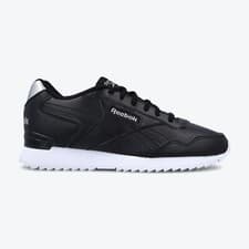 Image of Women's Reebok Glide Leather Ripple Clip Trainers Black ID1964 RRP £99.99