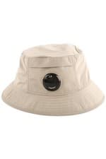 Image of C.P. COMPANY GREY MEN'S SHELL BUCKET HAT XLARGE