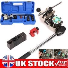 Image of Professional Flaring Tool Brake Tube Pipe 4xDies Fuel Lines 45° 3/16" to 3/8"