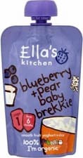 Image of Ella's Kitchen Organic Blueberry & Pear Baby Brekkie 6mth+ (100g) - Pack of 6