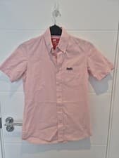 Image of Superdry Men's Pink Checked Shirt - Size Small box20