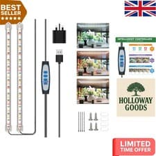 Image of Professional LED Grow Light for Hydroponics - Energetic Full Spectrum Lamp