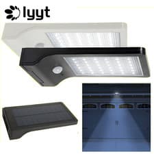 Image of Lyyt Outdoor 36 LED Bright Motion Security Flood Light Wall Mount -Solar Powered