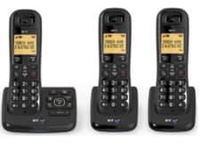 Image of BT XD56 Trio Cordless Phones with Answering Machine Call Blocker Caller I’d