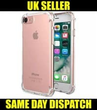 Image of Gorilla Anti Shock Transparent Crystal Clear Gel Case For iPhone Samsung Huawei
