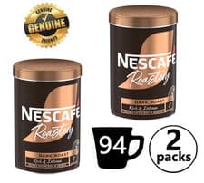 Image of 2x Nescafe Gold Blend Roastery Collection Dark Roast Premium Instant Coffee 95g
