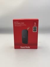 Image of SANDISK Portable External SSD - 1 TB, Black - 800MB