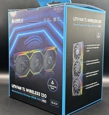 Image of 🌟⚡️Lian Li UNI FAN TL Wireless (Triple Pack) Black 120mm + Wireless Controller