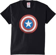 Image of Boys Marvel Avengers Assemble Captain America Simple Symbol T-Shirt 7-8 Years
