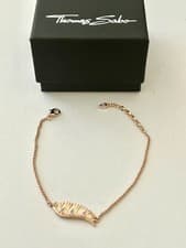Image of THOMAS SABO GENUINE Gold PlatedSTERLING SILVER BRACELET