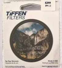 Image of Tiffen 62mm Black Pro-Mist 1/2 Filter - New Sealed