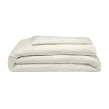 Image of Belledorm 540 Thread Count Satin Stripe Duvet Cover Set BM194