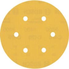 Image of Bosch EXPERT C470 Red Wood Top Sanding Discs 150mm 150mm 400g Pack of 50