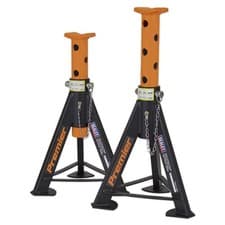 Image of Sealey Premier Axle Stands (Pair) 6 Tonne Capacity per Stand - Orange