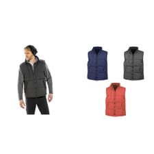 Image of Result Ultra padded bodywarmer R088X - Concealed hood in collar