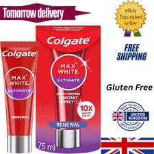 Image of Colgate Max White Ultimate Renewal Whitening Toothpaste 75ml - 10X Whiter Teeth*