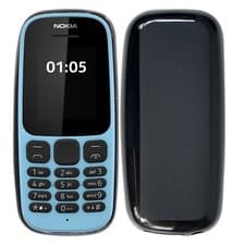 Image of For Nokia 105 (2019) V5 NANA New Genuine Black Clear Gel Rubber Phone Case Cover