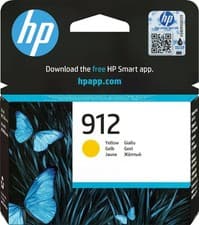 Image of HP 912 Yellow original ink cartridge for HP Officejet Pro 8022 8023 8024