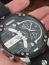 Image of Diesel DZ7313 Mr.Daddy 2.0 Chronograph Watch for Men - Black