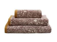 Image of MORRIS & CO Crown Imperial Set of 3 Hand/Bath/Sheet Towels in Mulberry BNWT