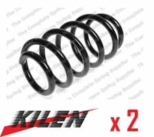 Image of 2 x KILEN FRONT AXLE COIL SPRING PAIR SET SPRINGS GENUINE OE QUALITY - 12205