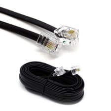 Image of RJ11 BT Infinity Fibre Broadband ADSL Cable Lead 2m 3m 5m 7m 10m 15m 20m 30m Lot