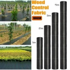 Image of 50M Long Heavy Duty Weed Control Fabric Landscape Membrane Ground Cover Woven UK