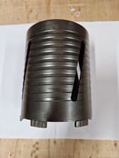 Image of Dry Diamond Drilling Core Drill Bit Turbo Segments for Brick & Masonry 117 MM