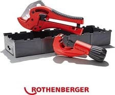 Image of Rothenberger TWIN Set inc ROCUT 42TC Plastic Pipe Cutter & NO.35 Tube Cutter