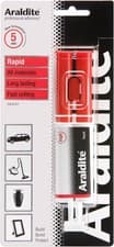 Image of Araldite Rapid Epoxy Adhesive 24ml Twin Syringe Strong Super Glue Bond Material