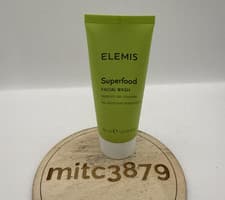 Image of Elemis Superfood Facial Wash Prebiotic Gel Cleanser 30ml Sealed Avocado Kale