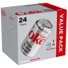 Image of Diet Coke Can Cola, Box 330 ml (Pack of 24)