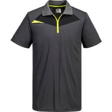 Image of Portwest DX4 Short Sleeve Polo Shirt Metal Grey XL