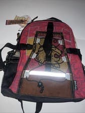 Image of Vintage Harry Potter Gryffindor House Backpack School BookBag 2001 NEW WB
