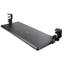 Image of StarTech.com Under-Desk Keyboard Tray Clamp-on Ergonomic Keyboard Holder Up to 1