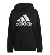 Image of ADIDAS Womens Black & White Essentials Logo Hoodie 2XS BNWT