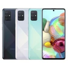 Image of Samsung Galaxy A71 - 128GB - Silver/Black/Blue - Unlocked - Good Condition
