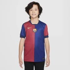 Image of Nike FC Barcelona 24-25 Home Shirt Kids Size 12-13 Years New Genuine fn9153-455