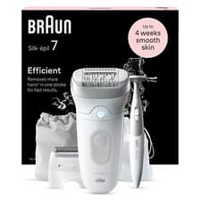 Image of Braun Silk-epil 7, Epilator For Easy Hair Removal, White 7-241