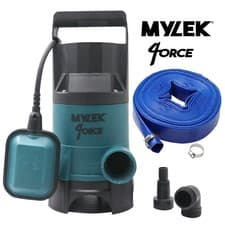 Image of Submersible Water Pump Electric 750W Dirty Clean Pond Pool Flood with 15m Hose