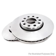 Image of Bosch Front Brake Discs Oiled HC Pair For Renault Kangoo Be Bop 1.5 dCi 75