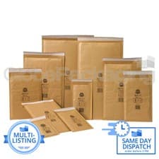 Image of GENUINE JIFFY AIRKAFT GOLD PADDED BUBBLE ENVELOPES BAGS *ALL SIZES/QTY'S*