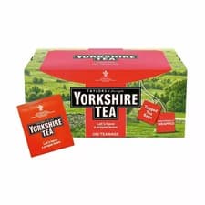 Image of 200x Yorkshire Tea Individually Wrapped and Tagged Enveloped String Tea Bags